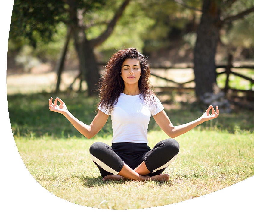 Woman meditating 
