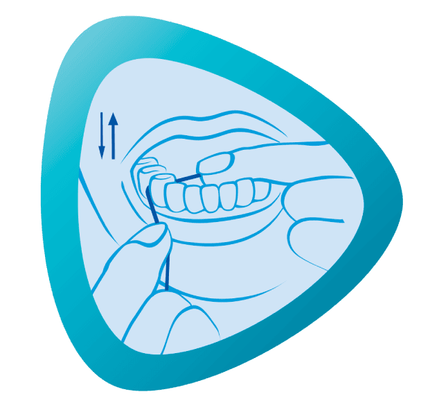 تنظيف الفك السفلي